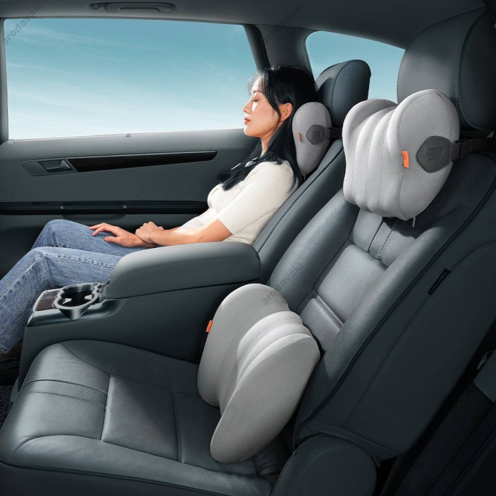 Подушка Baseus ComfortRide Series Car Cooling Gel Lumbar Pillow Grey (CNYZ000013)