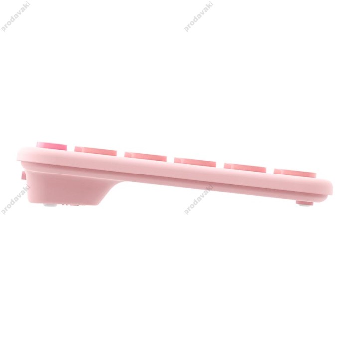 Клавіатура Baseus K01A Wireless Tri-Mode Keyboard 2.4G / BT1 + BT2 2xAAA Battery Pink (B00955503413-00)
