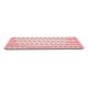 Клавіатура Baseus K01A Wireless Tri-Mode Keyboard 2.4G / BT1 + BT2 2xAAA Battery Pink (B00955503413-00)