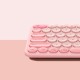 Клавіатура Baseus K01A Wireless Tri-Mode Keyboard 2.4G / BT1 + BT2 2xAAA Battery Pink (B00955503413-00)