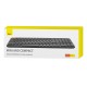 Клавіатура Baseus K01B Wireless Tri-Mode Keyboard 2.4G / BT1 + BT2 2xAAA Battery Grey (B00955504833-00)