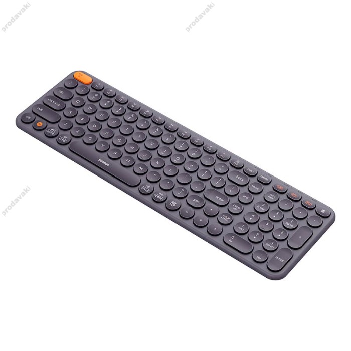 Клавіатура Baseus K01B Wireless Tri-Mode Keyboard 2.4G / BT1 + BT2 2xAAA Battery Grey (B00955504833-00)