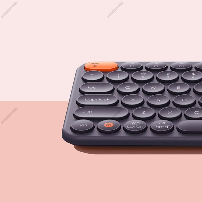 Клавіатура Baseus K01B Wireless Tri-Mode Keyboard 2.4G / BT1 + BT2 2xAAA Battery Grey (B00955504833-00)