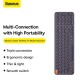 Клавіатура Baseus K01B Wireless Tri-Mode Keyboard 2.4G / BT1 + BT2 2xAAA Battery Grey (B00955504833-00)