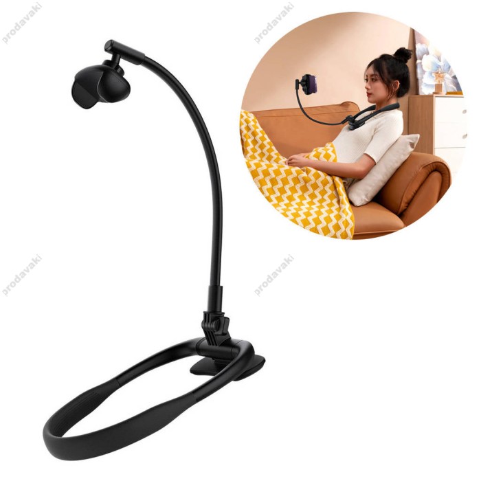 Тримач Baseus ComfortJoy Series Neck Phone Holder Black (LUGB000001) 