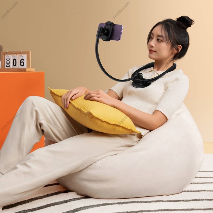 Тримач Baseus ComfortJoy Series Neck Phone Holder Black (LUGB000001) 