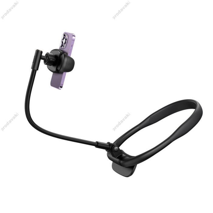 Тримач Baseus ComfortJoy Series Neck Phone Holder Black (LUGB000001) 