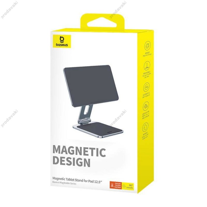 Підставка для планшета Baseus Magnetic Tablet Stand for Pad 12.9" grey (B10460300811-01)