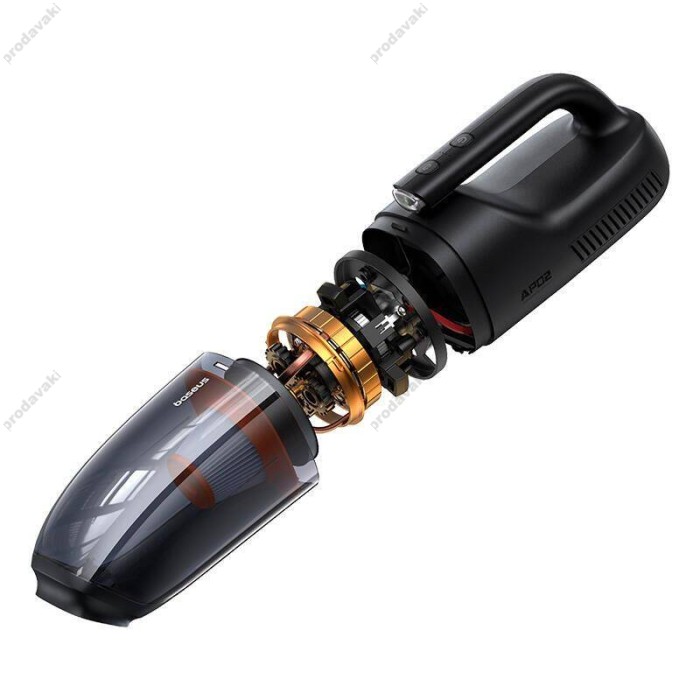 Автомобільний пилосос Baseus AP02 Handy Vacuum Cleaner (6000pa) 25min 1000ml Black C30459600121-00