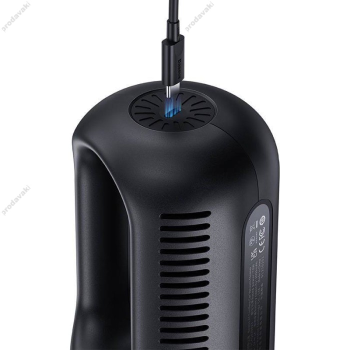 Портативний автомобільний пилосос Baseus AP01 Handy Vacuum Cleaner 5Kpa Black C30450100111-00