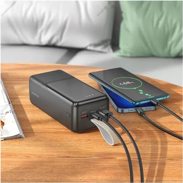 Повербанк портативний акумулятор Power bank BOROFONE BJ33C Creed PD30W 40000 mAh Black