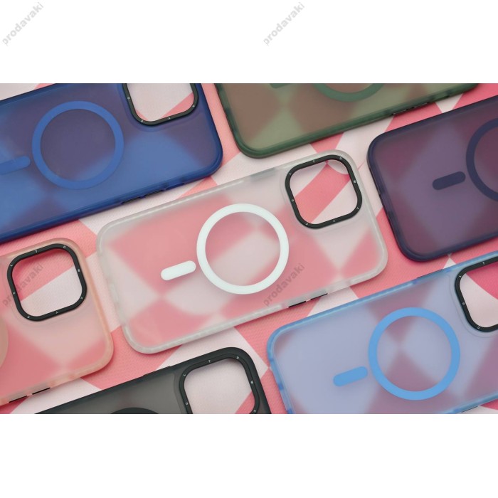 Чохол Frosted with MagSafe for iPhone 14 Plus White