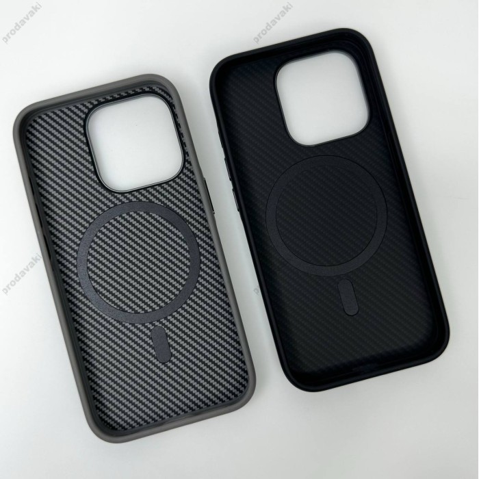 Чохол Kevlar Soft touch with MagSafe для iPhone 12 Pro Max Black