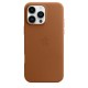 Чохол для iPhone 16 Pro Leather with MagSafe Saddle Brown