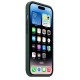 Чохол для iPhone 16 Leather with MagSafe Forest Green (Fit Green)