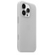 Чохол для iPhone 16 Pro Leather with MagSafe Light Gray