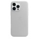 Чохол для iPhone 16 Pro Leather with MagSafe Light Gray