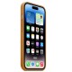 Чохол для iPhone 16 Pro Leather with MagSafe Golden Brown