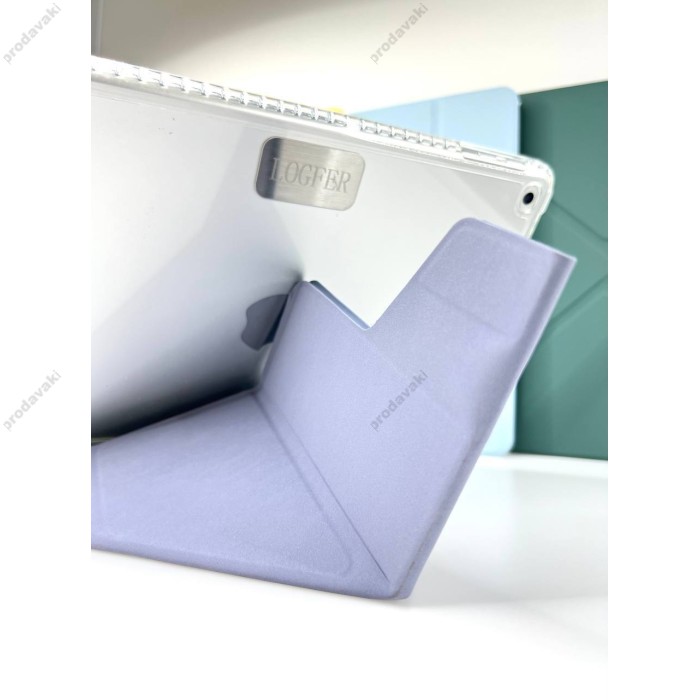 Чохол Logfer Origami Smart New pencil groove Case для iPad 10.9 (10 generation) Blue