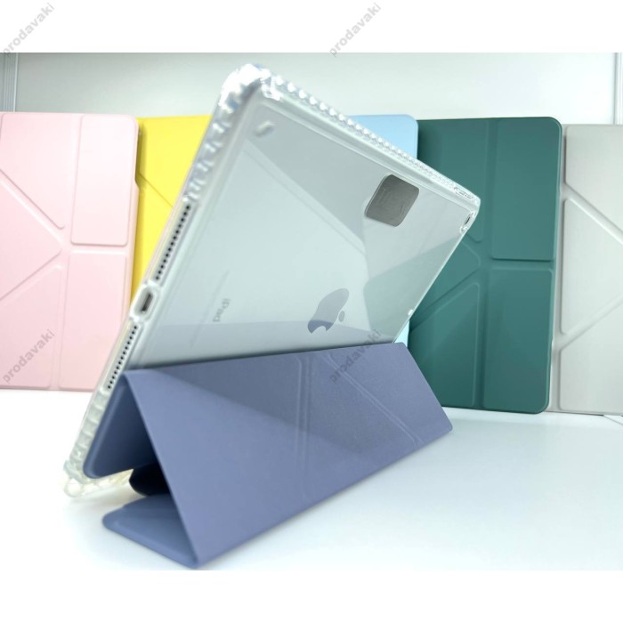 Чохол Logfer Origami Smart New pencil groove Case для iPad 10.9 (10 generation) Blue
