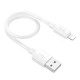 Кабель HOCO X96 Hyper charging data cable USB iP Lightning (L=0.25M) White