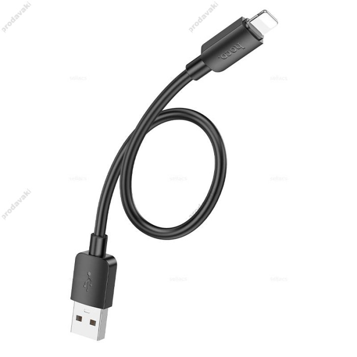 Кабель HOCO X96 Hyper charging data cable USB iP Lightning (L=0.25M) Black