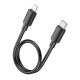PD Кабель HOCO X96 Hyper charging data cable Type-C iP Lightning (L=0.25M) Black