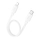 PD Кабель HOCO X96 Hyper charging data cable Type-C iP Lightning (L=0.25M) White