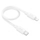 PD Кабель HOCO X96 Hyper charging data cable Type-C iP Lightning (L=0.25M) White