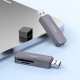 Кардрідер HOCO HB45 Spirit 2в1 SD/TF USB 2.0 card reader Grey