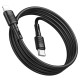 PD Кабель HOCO X83 Victory charging data cable Type-C Lightning 1m Black