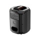 Портативна колонка Bluetooth XO F48 Dual Wheat 8 Phantom RGB Speaker 40W Black