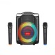 Портативна колонка Bluetooth XO F48 Dual Wheat 8 Phantom RGB Speaker 40W Black