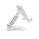 Настільний утримувач XO C139 Desktop 360° rotating metal round base stand White
