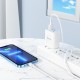 PD Кабель HOCO X83 Victory charging data cable USB Lightning 1m White