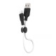 Кабель HOCO X21 Plus Silicone USB / Lightning 0,25m. Black / White