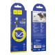 Кабель HOCO X21 Plus Silicone USB / Lightning 0,25m. Black / White