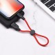 Кабель HOCO X21 Plus Silicone USB / Lightning 2,4A / 0,25m. Black / Red