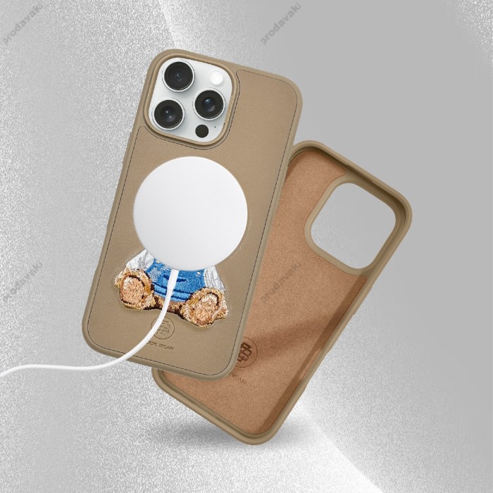 Чохол Zuck Bear Everley Leather Case with Magsafe iPhone 16 Pro Black