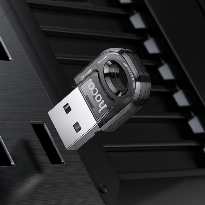 Бездротовий Адаптер Bluetooth HOCO UA28 USB BT adapter transparent black