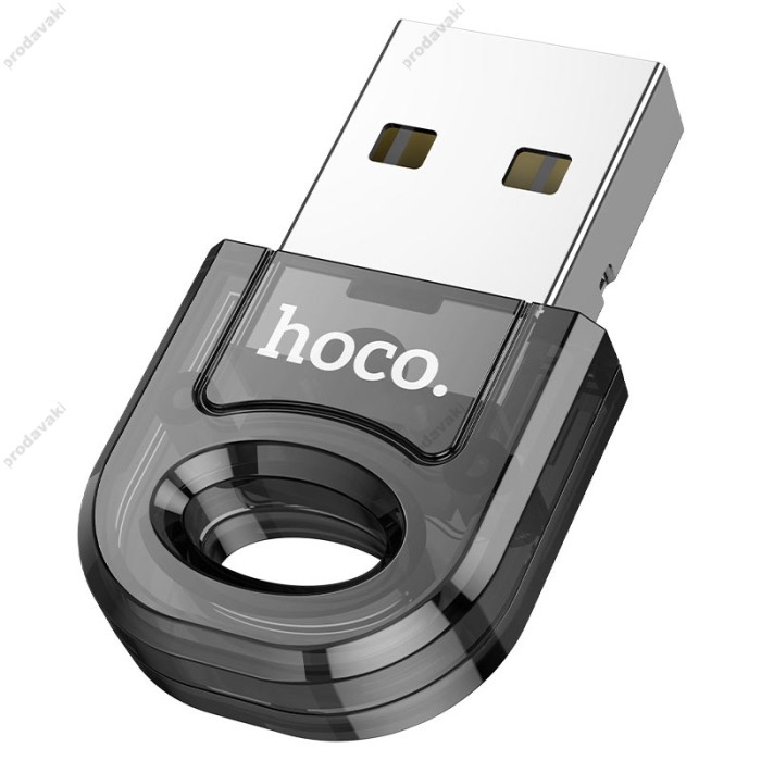 Бездротовий Адаптер Bluetooth HOCO UA28 USB BT adapter transparent black