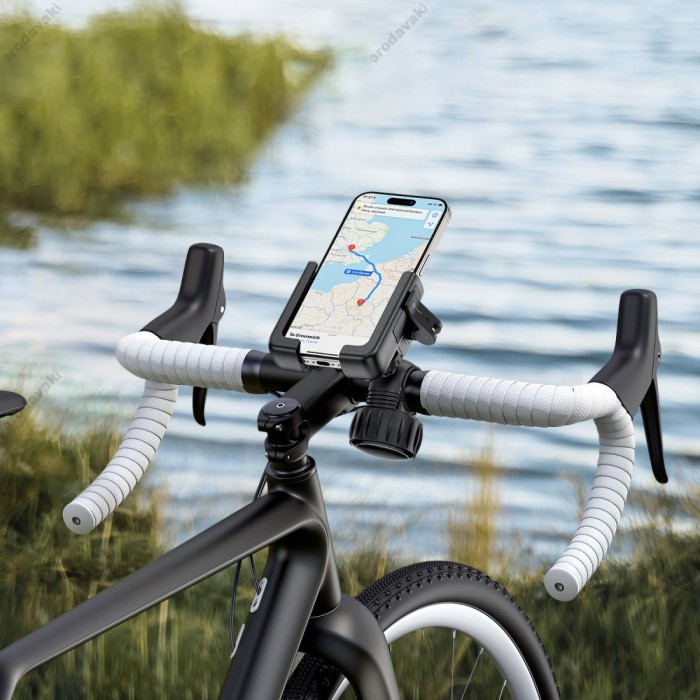 Тримач телефону для велосипеда/мотоцикла Baseus Gotrip Series Bike Phone Mount Black C40572301111-00