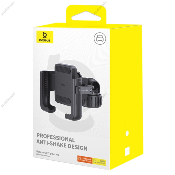 Тримач телефону для велосипеда/мотоцикла Baseus Gotrip Series Bike Phone Mount Black C40572301111-00