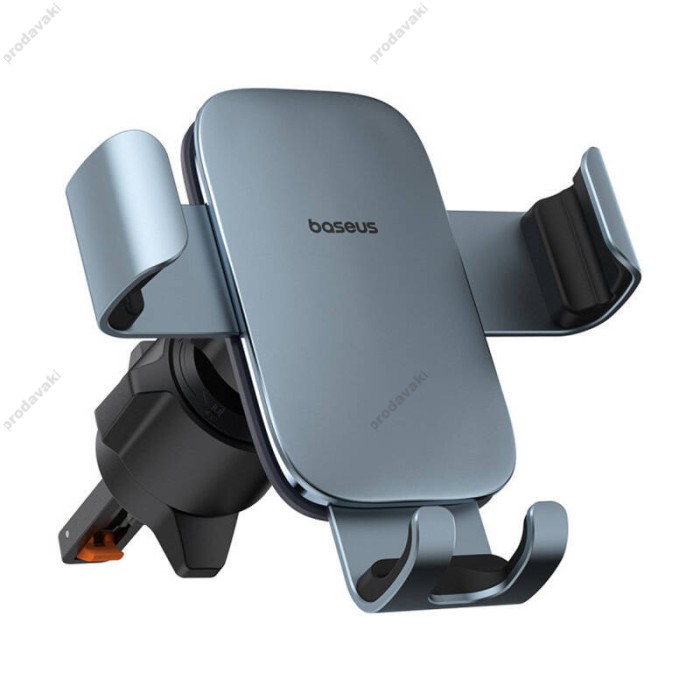 Автомобільний тримач Baseus Metal Age 3 Gravity Car Mount (Air Vent Version) Grey C40467600811-00