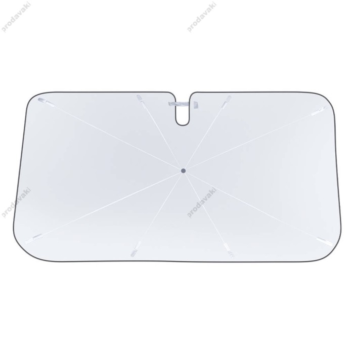 Сонцезахисна шторка-парасолька на лобове скло авто Baseus CoolRide Windshield Sun Shade Umbrella Lite Small 141x75 см Black CRKX000101