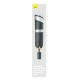 Сонцезахисна шторка-парасолька на лобове скло авто Baseus CoolRide Windshield Sun Shade Umbrella Lite Small 141x75 см Black CRKX000101