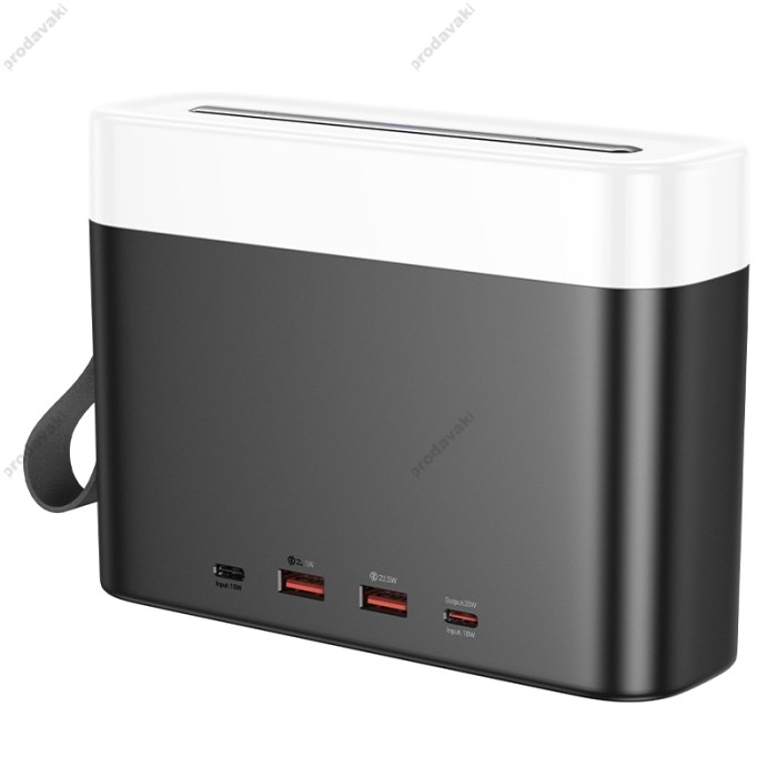 Повербанк портативний акумулятор Power bank HOCO J94A Masterfull fully 50000 mAh 22.5W Black
