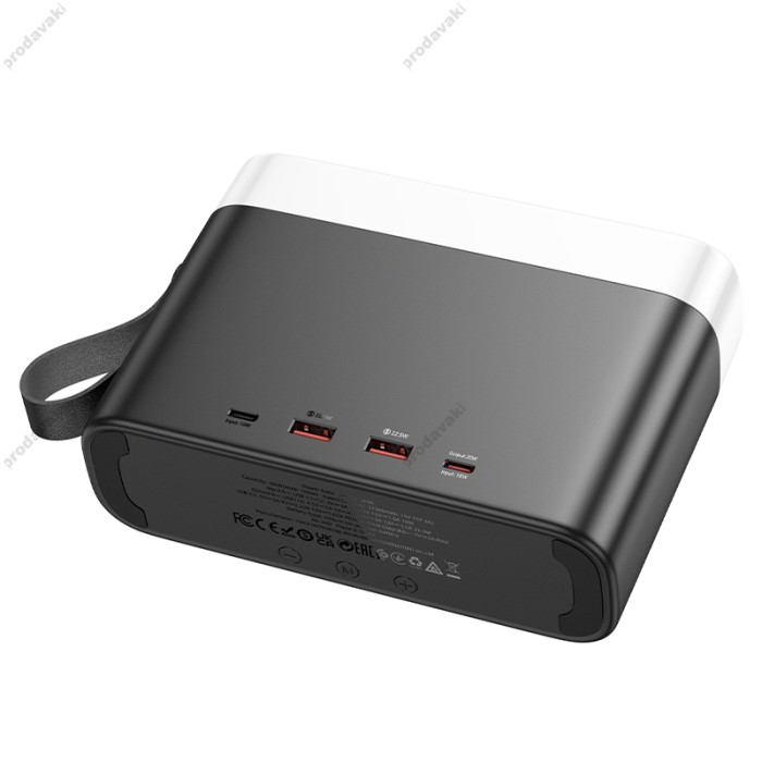 Повербанк портативний акумулятор Power bank HOCO J94A Masterfull fully 50000 mAh 22.5W Black