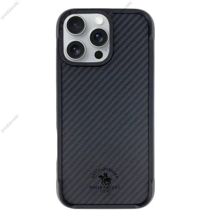 Чохол Santa Barbara Polo & Racquet Club Elvis iPhone 16 Black