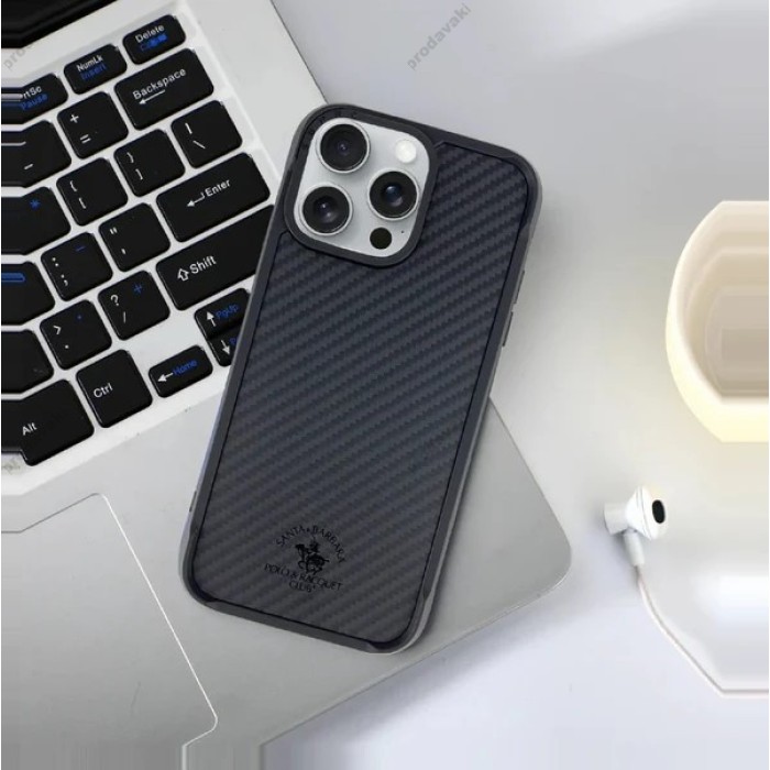 Чохол Santa Barbara Polo & Racquet Club Elvis iPhone 16 Black